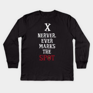 Indiana Jones - X never, ever marks the sport Kids Long Sleeve T-Shirt